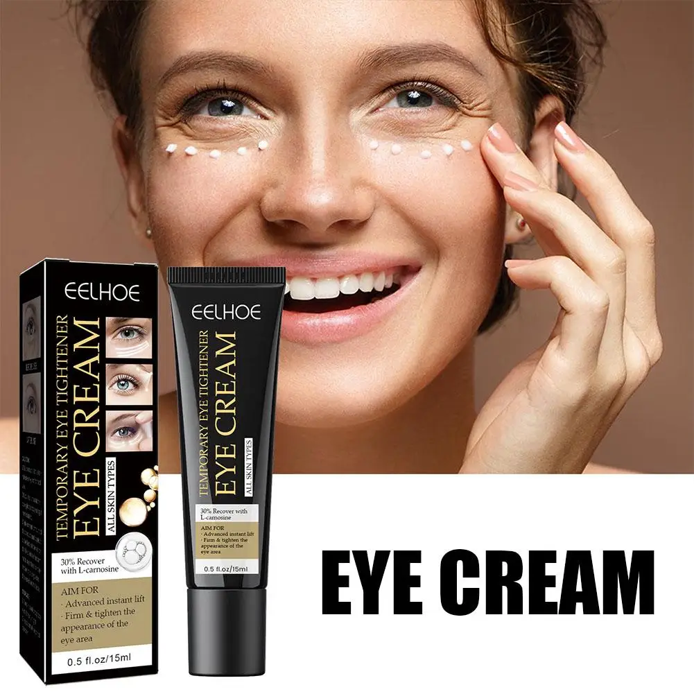 Firming Eye Cream Carnosine Eye Cream Remove Wrinkles Puffiness Smoothing Eye Bags Lighten Dark Circles Fine Lines For Eye Care