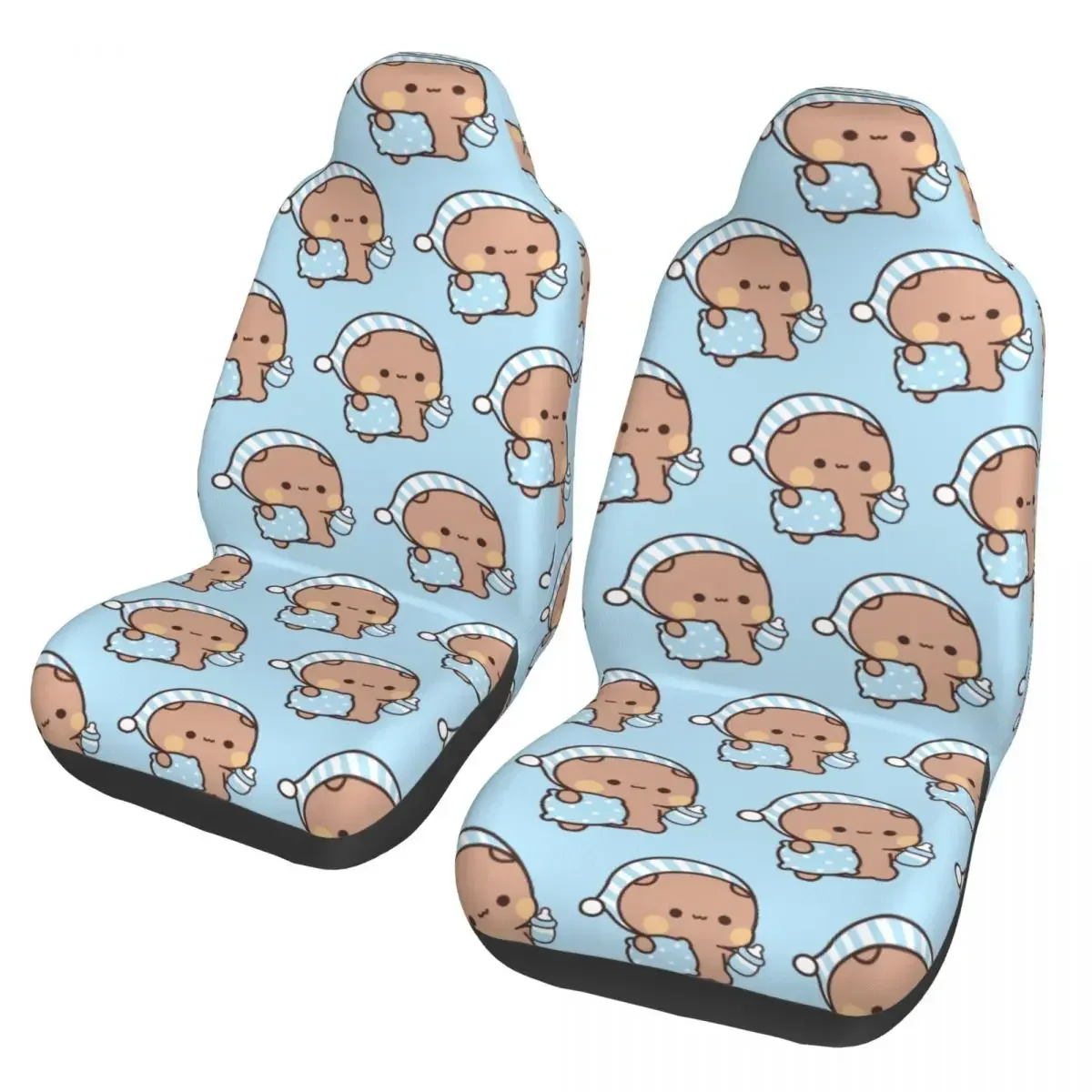

Bubu Dudu Sleep Universal Car Seat Cover Four Seasons For SUV Panda Bear Car Seat Covers Fabric Car Styling
