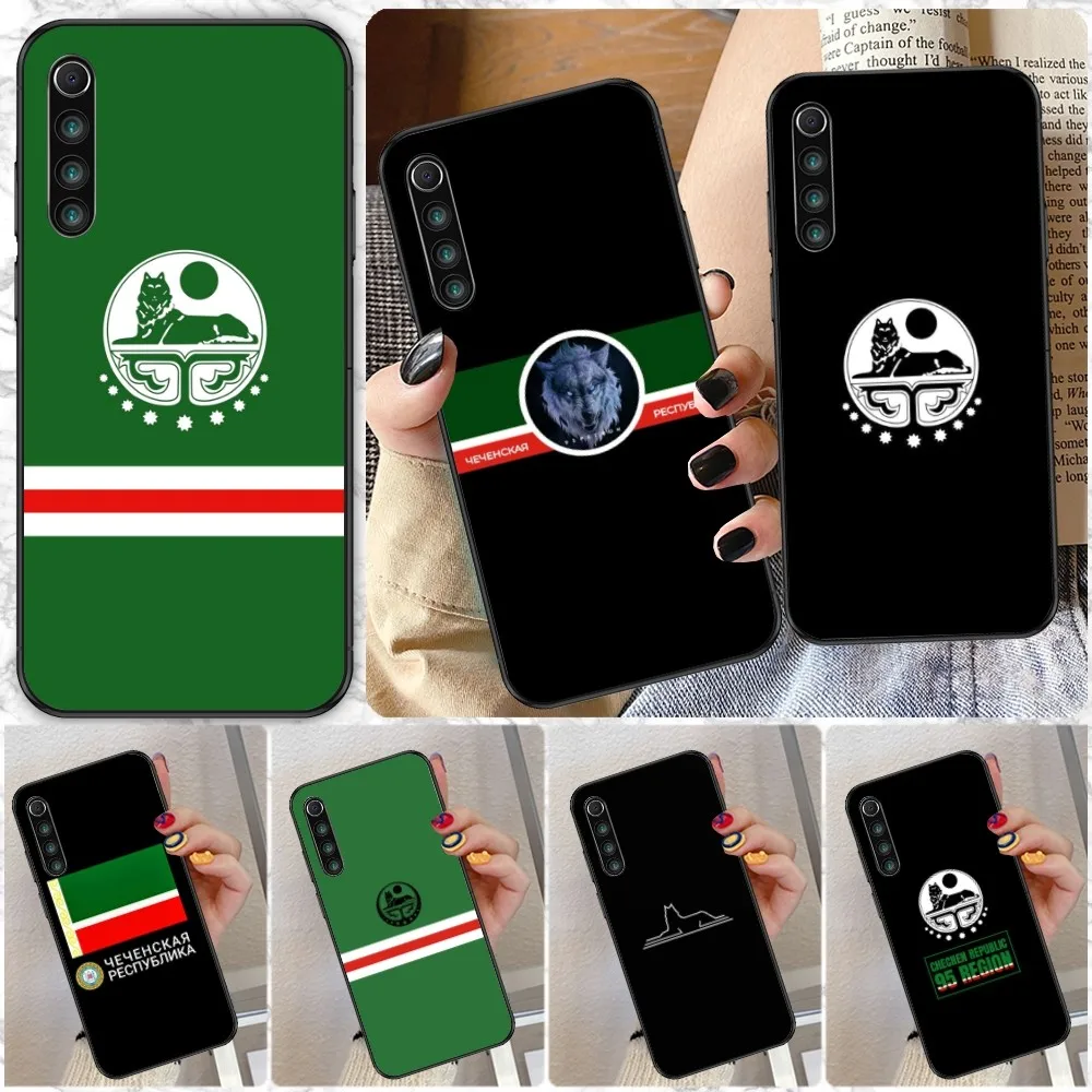 Chechnya Cool Mobile Cell Phone Case for Xiaomi Redmi Note 12 11 10 9T 8 7 Pro 9 9A 9C 8 Black Soft Phone Cover Funda