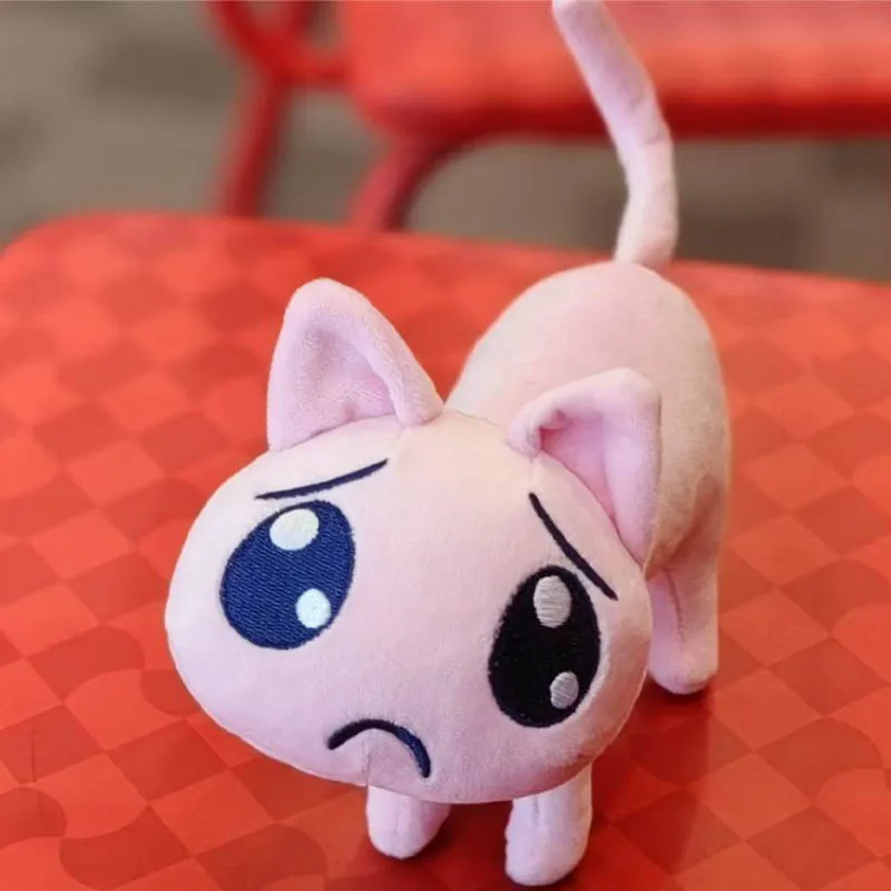 لعبة المحتاجة فتاة جرعة زائدة كانج آمي المطر تأثيري دمية Kawaii الوردي P القط أفخم محشوة الدمى حلية اكسسوارات الدعامة هدية