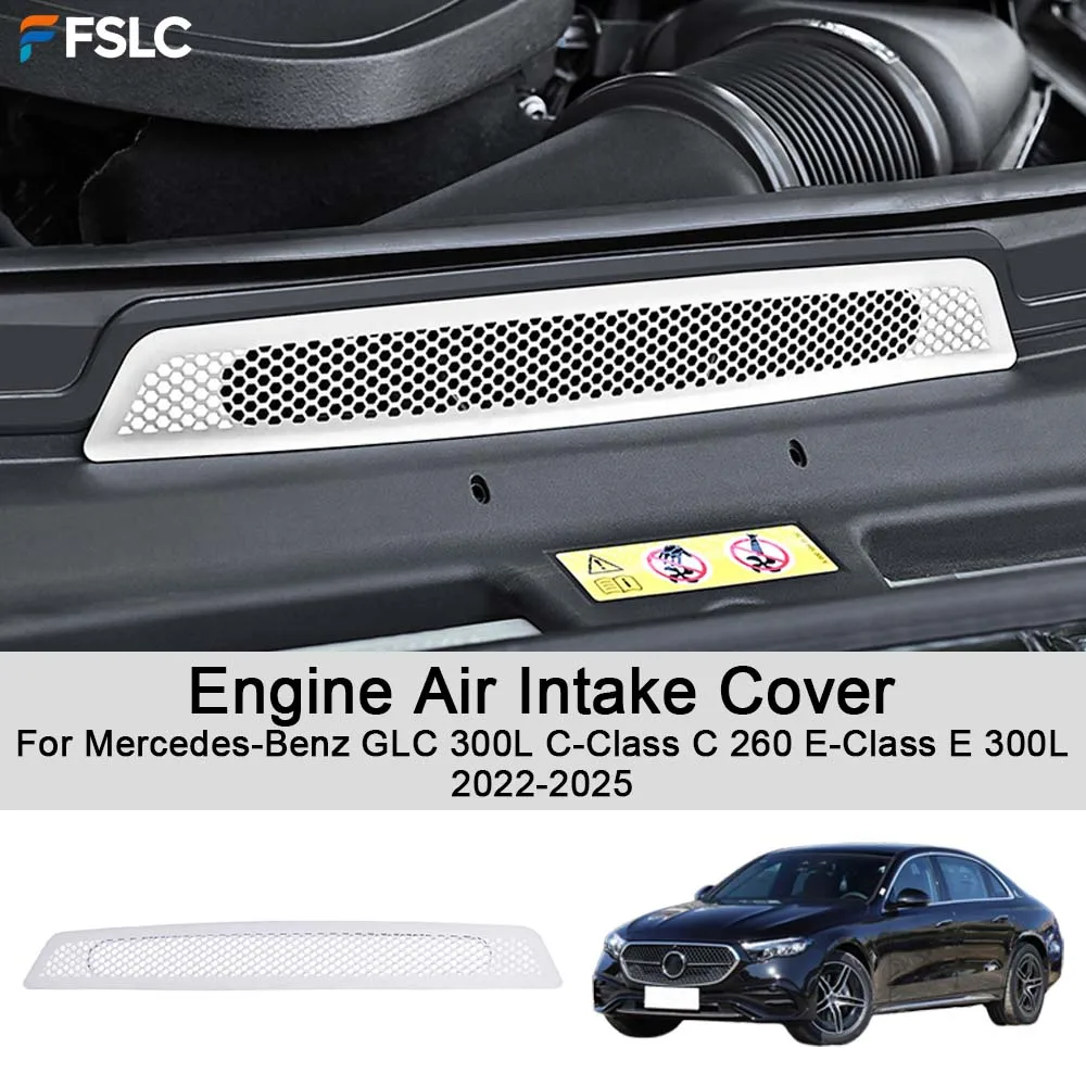 

Car Decoration Engine Air Intake Cover For Mercedes‑Benz GLC 300L C‑Class C 260 E‑Class E 300L 2022-2025 Modify A Car