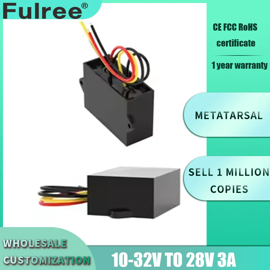 Step-up Step-Down Transformer Stabilizer DC To DC Power Converters 10-32V 12V 24V 28V To 28V 3A 5A Boost Buck Module