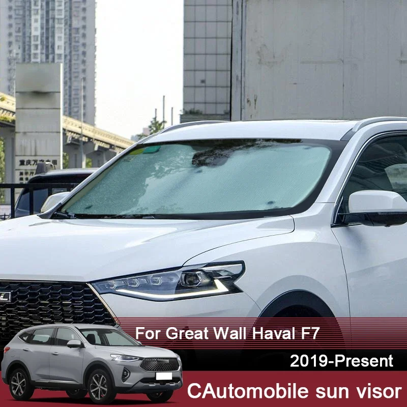 Автомобильные солнцезащитные козырьки с защитой от ультрафиолета для Great Wall Haval F7 2019-2026, оконная занавеска, солнцезащитный козырек, аксессуары для защиты лобового стекла