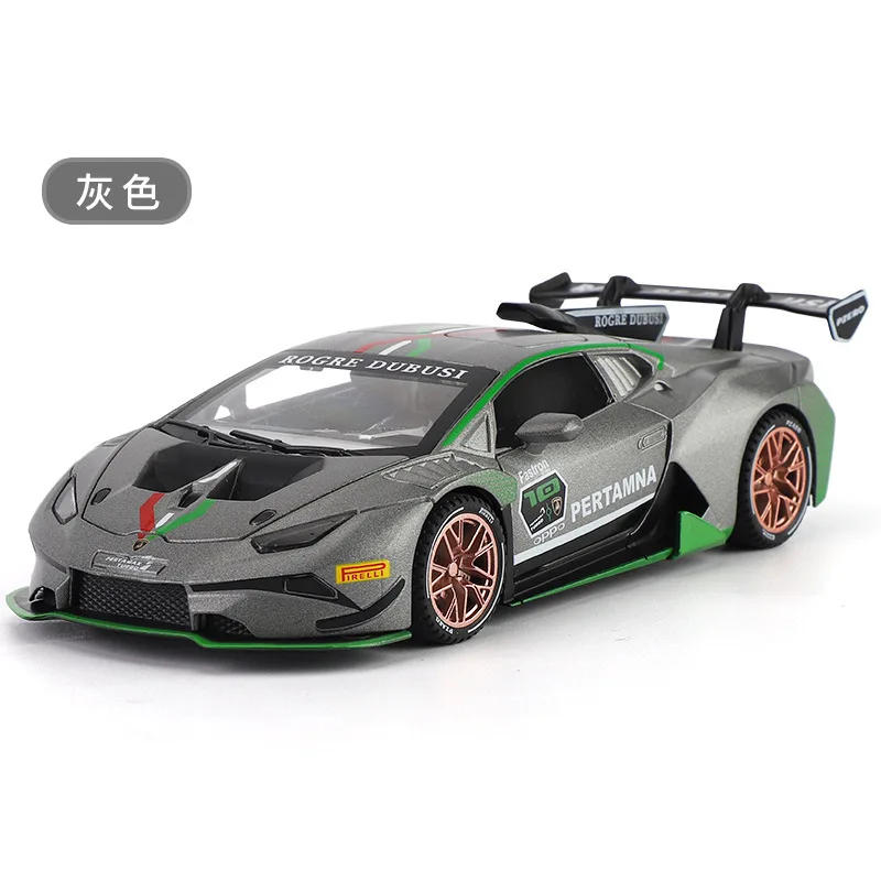 1:32 Lamborghini HURACAN ST EVO Sports Car Alloy Car Model Diecast Toy Sound Light Vehicles Car Model Model Collection A240