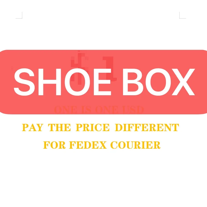 SCHUHBOX VON FEDEX IP LIEFERUNG