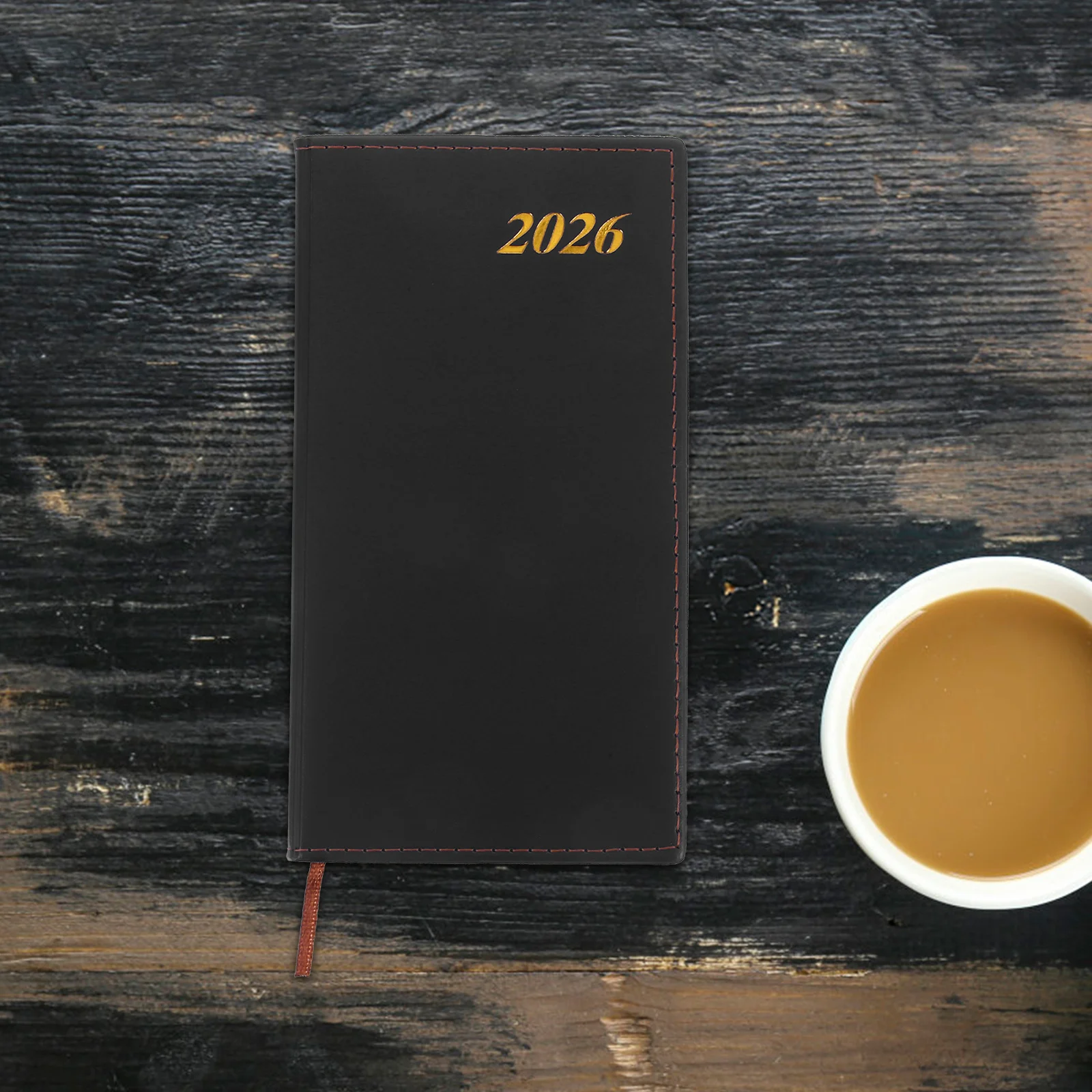 

Portable 2026 Weekly Planner A6 Size Stylish Minimalist Design for Business Students Work Planner