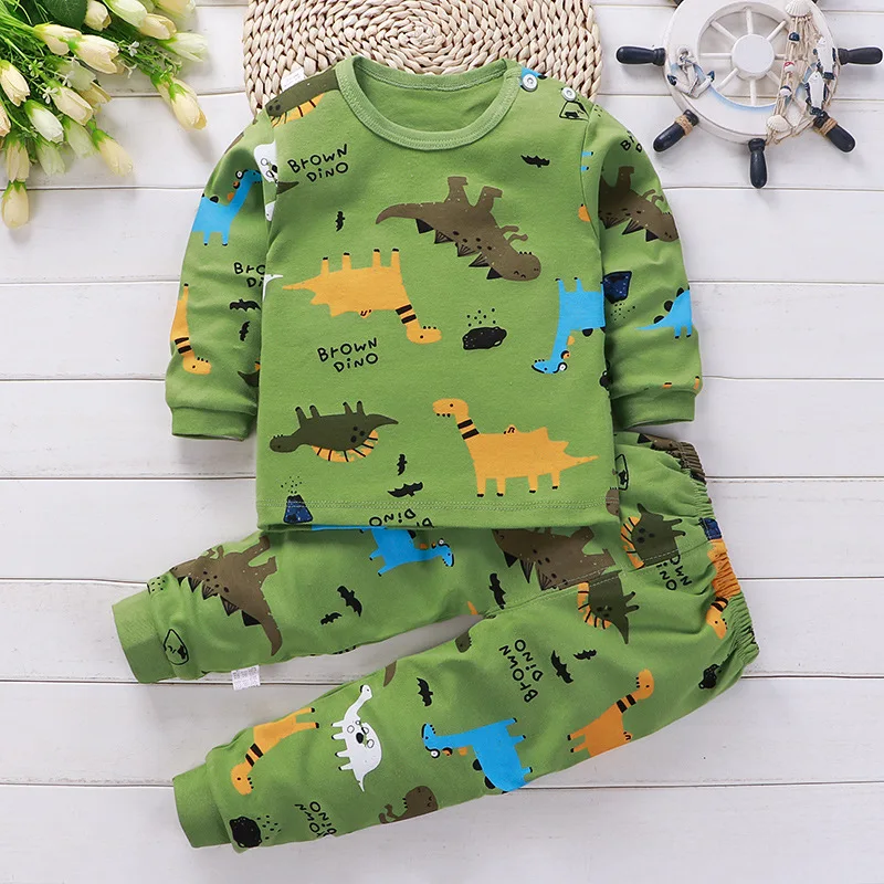 Kids Clothes Children Sets Children\'s Clothing Boys Girl Cotton Autumn winter Clothing Pants Sleepwear Underwear Christmas Gift