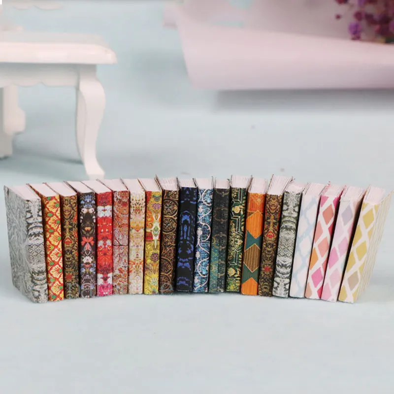 Miniature Items Mini Boek Livre Pocket Note Books Model Toys for Barbie Bjd Ob11 1/12 Doll House Furniture  Accessorie Kids Gift