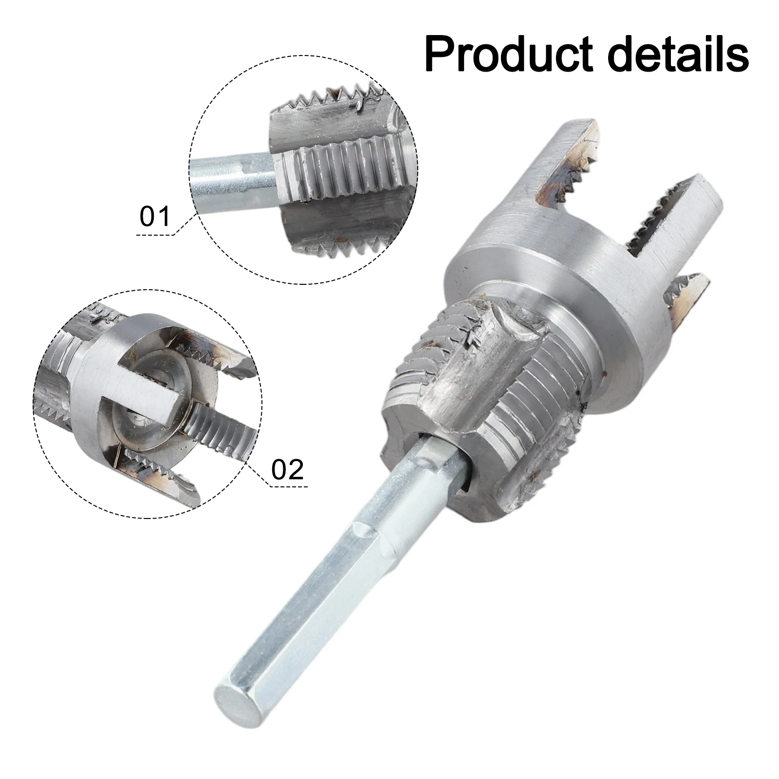 

Plumbing Tasks Pipe Threader High Speed Thread Cutter Cutting Tool Plumbing Tool 1-piece Design External Thread Cutting