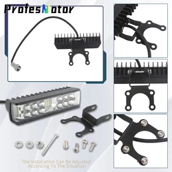 For Surron Light Bee X Electric Bike Motorcycle Headlight Plate Spotlight 12V Segway Enduro Motocross Tuning Modified Parts