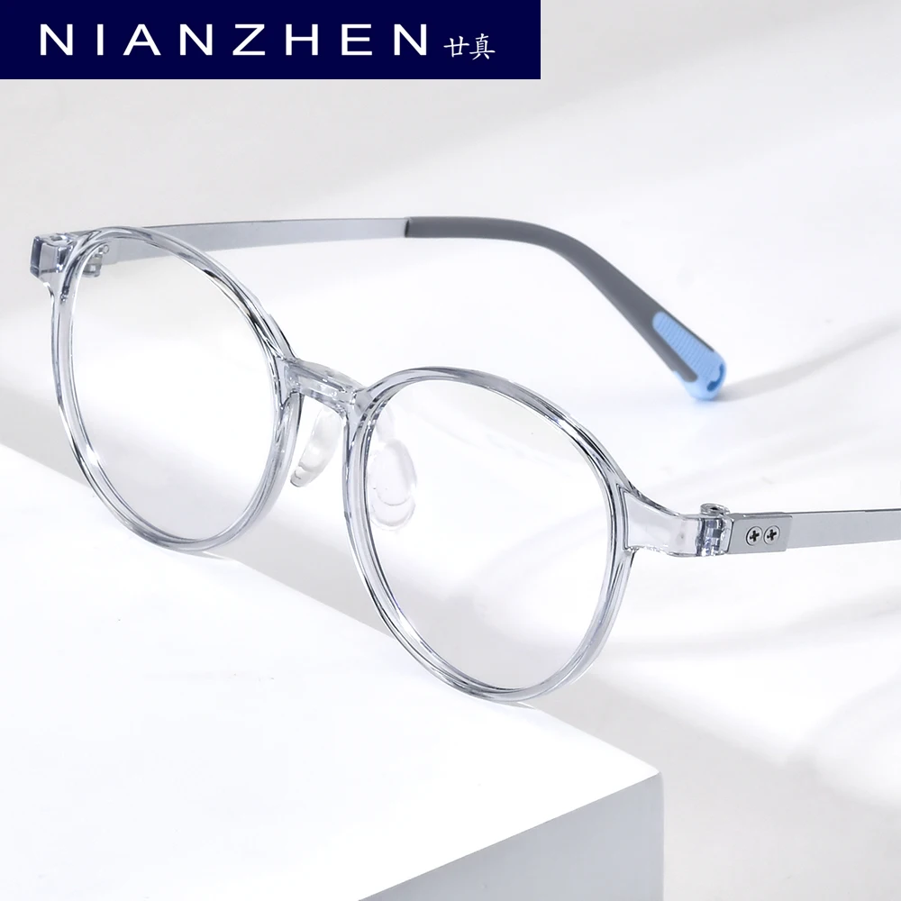 nianzhen-ultralight-tr90-titanium-teenage-eyeglasses-round-brand-student-glasses-frames-kids-eyewear-sports-spectacles-96007