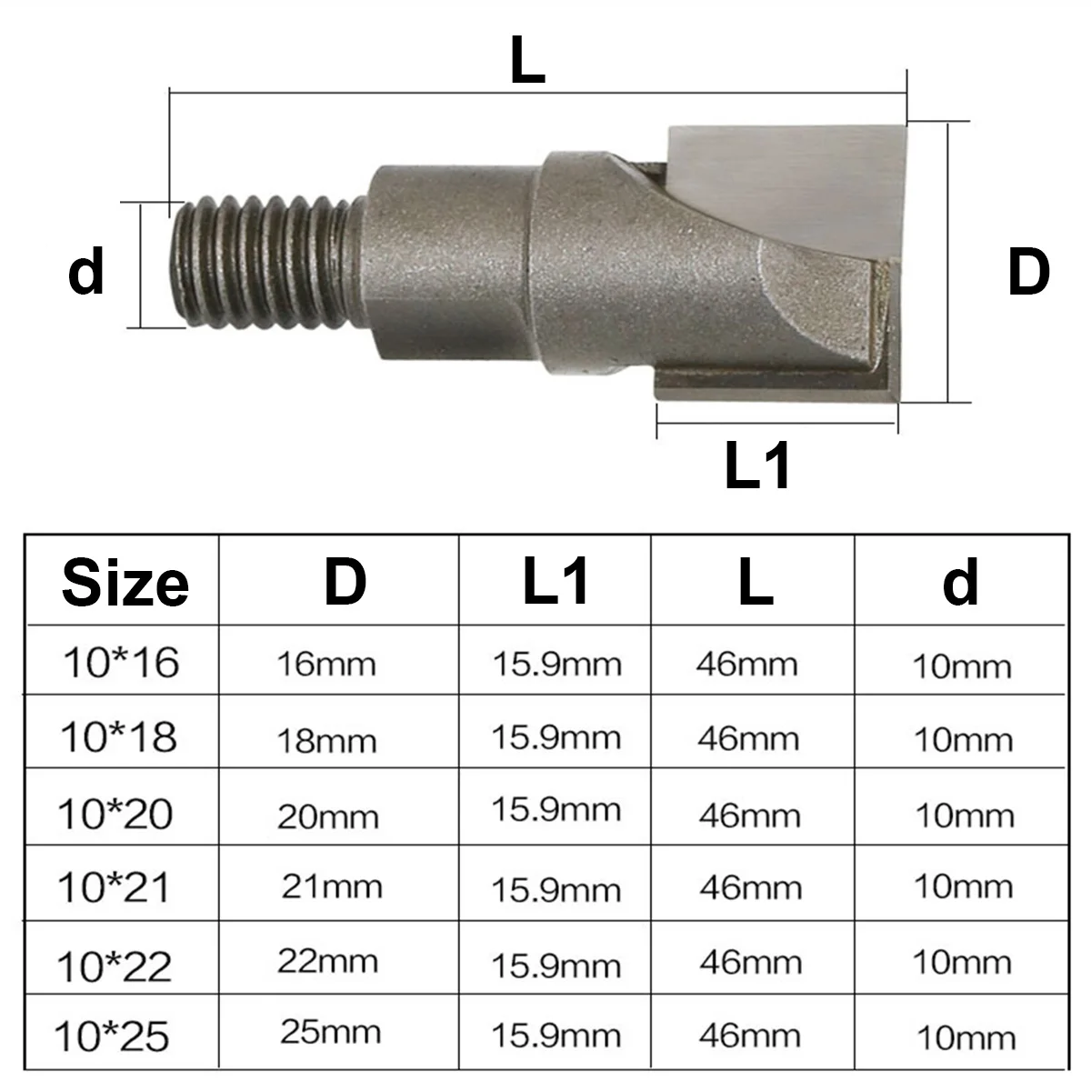 16-30mm Wooden Door Slotter key Hole Drill Bit Kit Lock Mortiser Slotter Jig Key Accessories Woodworking Tungsten steel Cutter