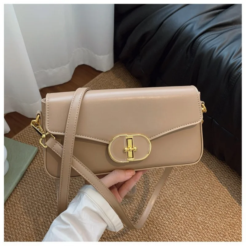 

Classic Popular Elegant Leather Messenger Bag For Ladies By Luxury Brand Famous Designer Shoulder Style Trend