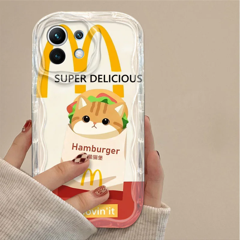 Lovely Cat and Dog Soft Wave Case For Xiaomi Mi 13T Pro 12T 11 Lite 5G NE 11i 12 13 10T 10i POCO X3 Pro NFC X4 GT X6 X5 F3 F4 F5