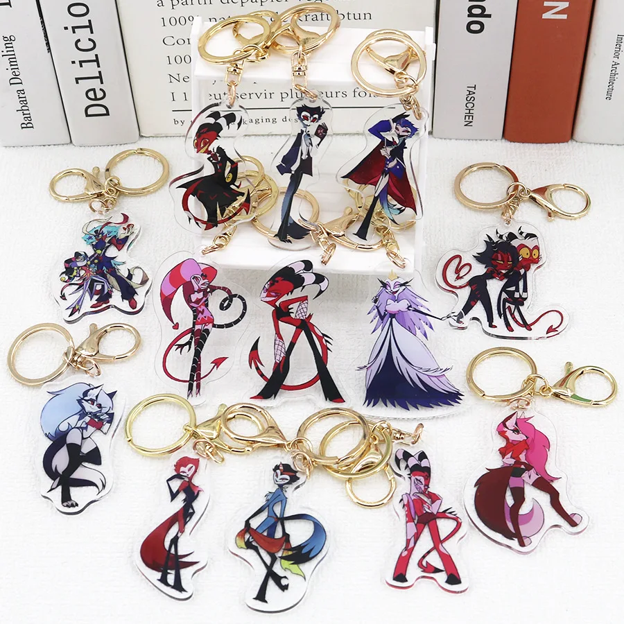 

Acrylic Cartoon Characters Blitzo Loona Multiple Styles Key Chains Premium Fashion Jewelry Pretty Accessories Limited Edition