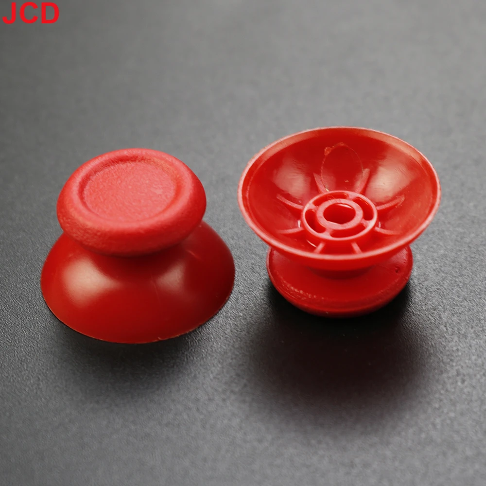 JCD 2pcs Para PS4 Pro Slim Controlador 3D Joystick Analógico Polegar Vara Aperto Cap Thumbsticks Tampa Tampa Tampa Cogumelo Peça de Substituição