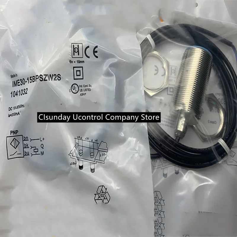

3pcs New proximity switch IME30-15BPSZW2S IME18-08NNSZW2S IME18-08NPSZW2S IME30-10BPSZC0K IME30-10BPSZW2K