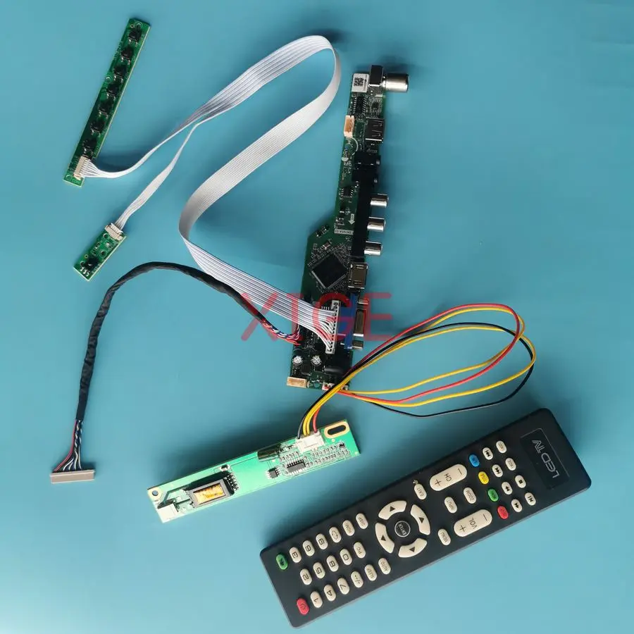 

For QD141X1LH02 LTD141EA9F QD141X1LH06 LTM14C433E Matrix Drive Board Kit DIY LVDS-20Pin HDMI+VGA+AV+USB 1024*768 1-CCFL 1024x768