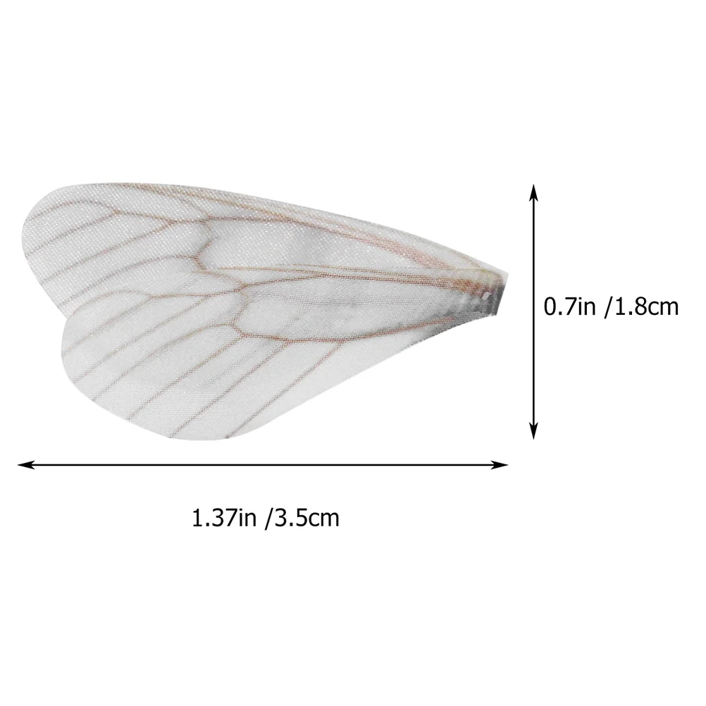50pcs Charms For Dragonfly Wing Craftswings Jewelry Earrings Decors Fairy Making Butterflies Fake Pendant Handmade