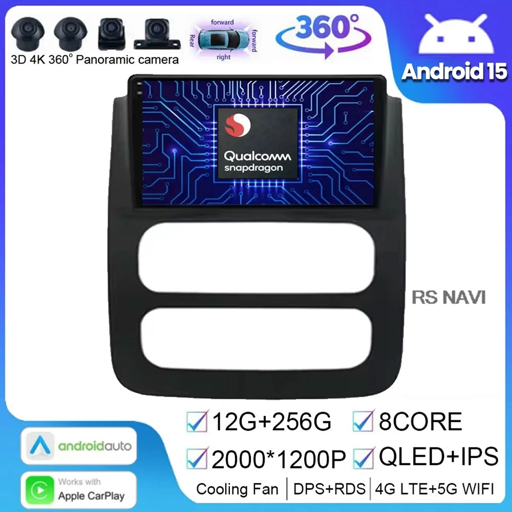 

Android 15 For Dodge RAM 1500 2500 3500 2002 - 2005 Car Radio Navigation GPS Multimedia Video Player No 2din DVD Wifi Stereo DSP