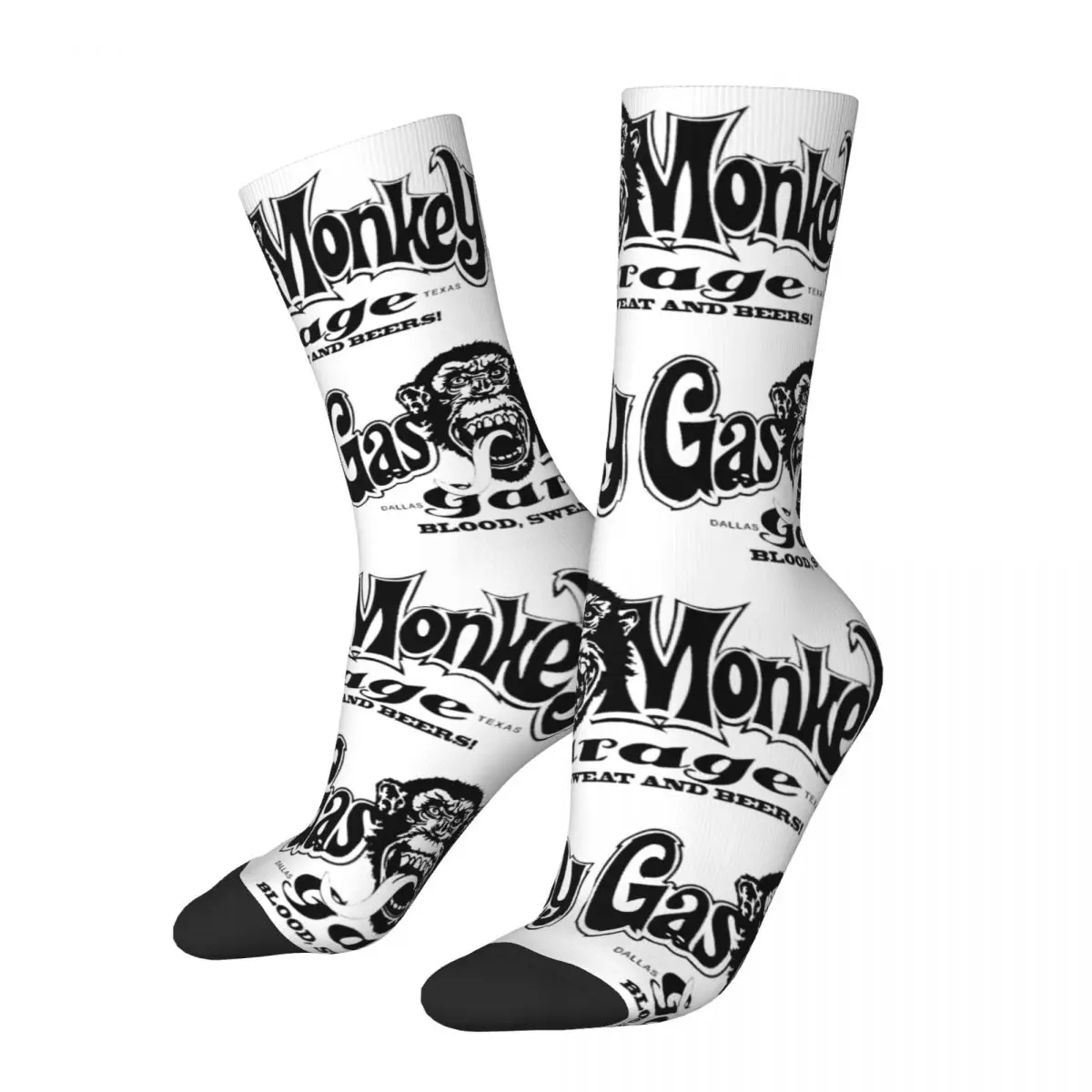 Gas Monkey Garage Merchandise Classic cosy Unisex Outdoor Happy 3D printing Socks,Street Style Crazy Sock