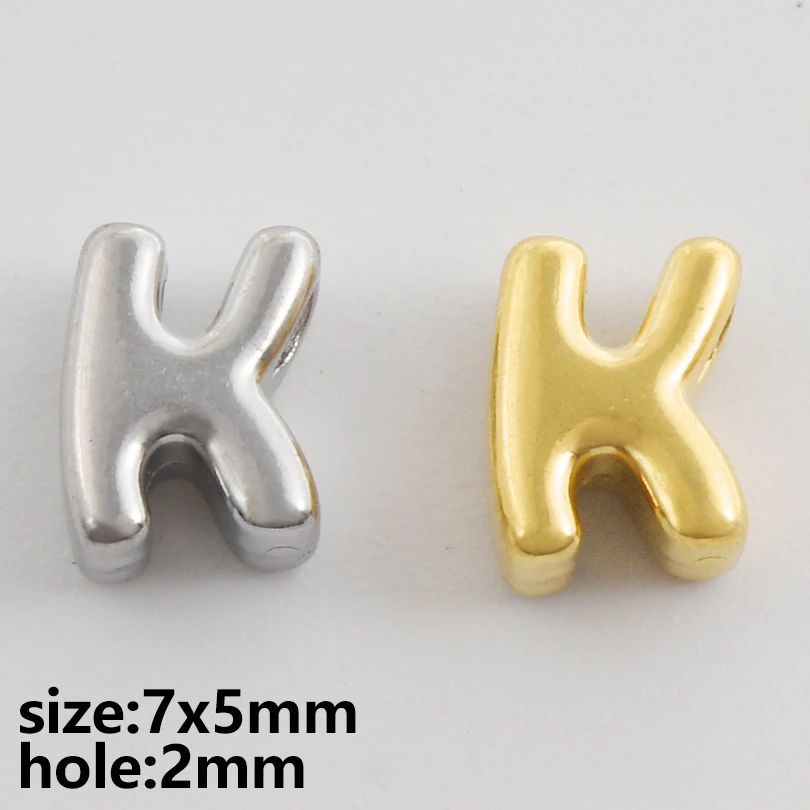 8-26 teile/los Exquisite Kompakte Edelstahl 26 Buchstaben A-Z Charm Anhänger Schmuck Machen Handwerk Diy Halskette Armband Zubehör – Detail 12