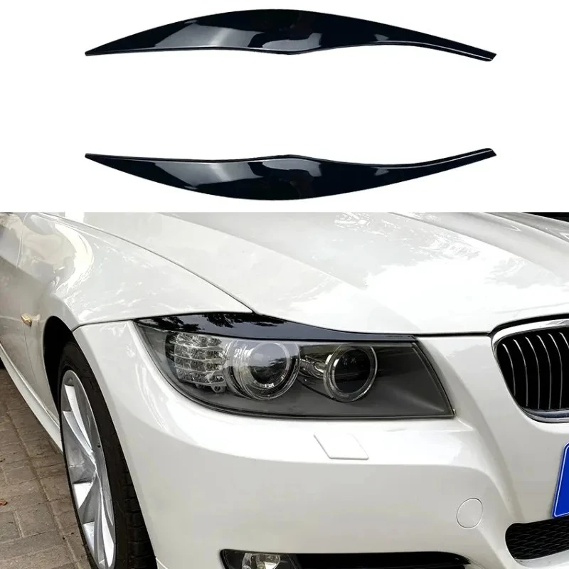 Headlight Eyebrow Sticker For BMW 3 Series E90 E91 2005-2012 Front Headlight Decoration Auto Accessory Exterior Styling