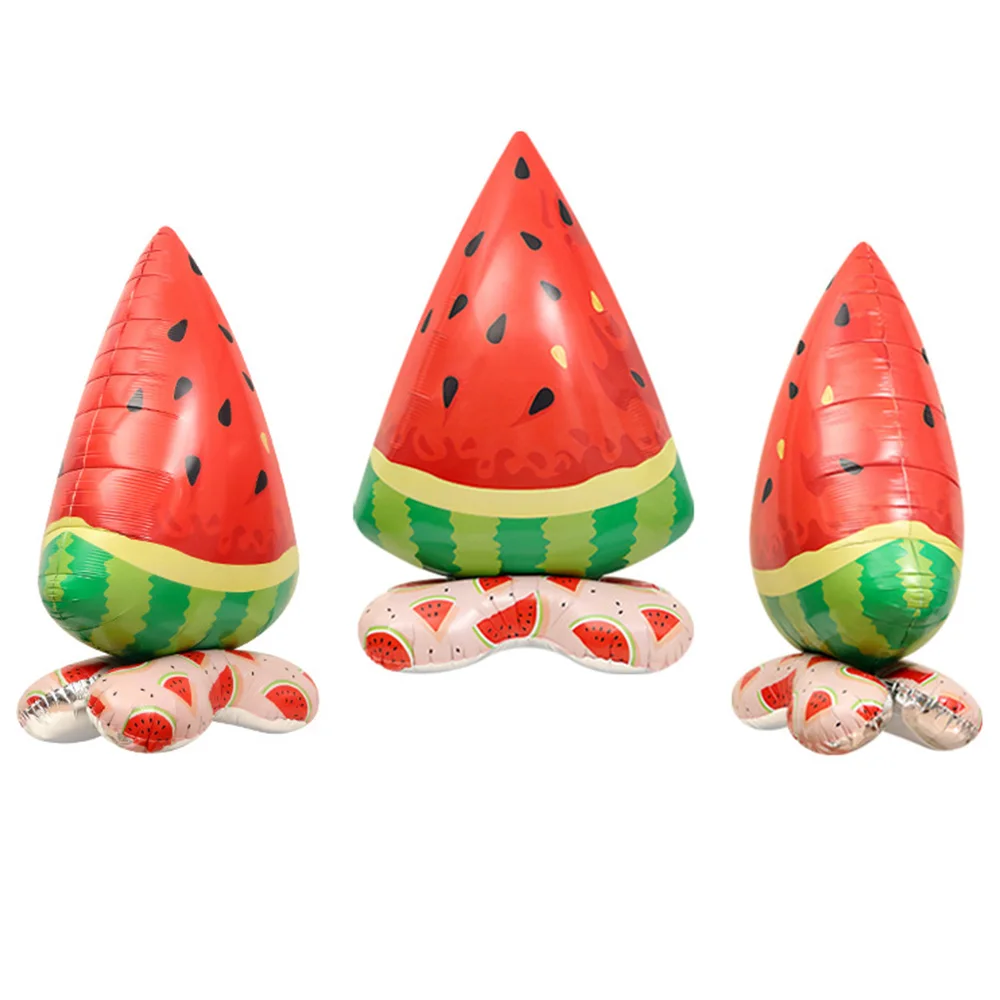 Huge Standing Watermelon Foil Balloon Watermelon Party Decor Balloon Summer Watermelon Themed Birthday Baby Shower Wedding Party