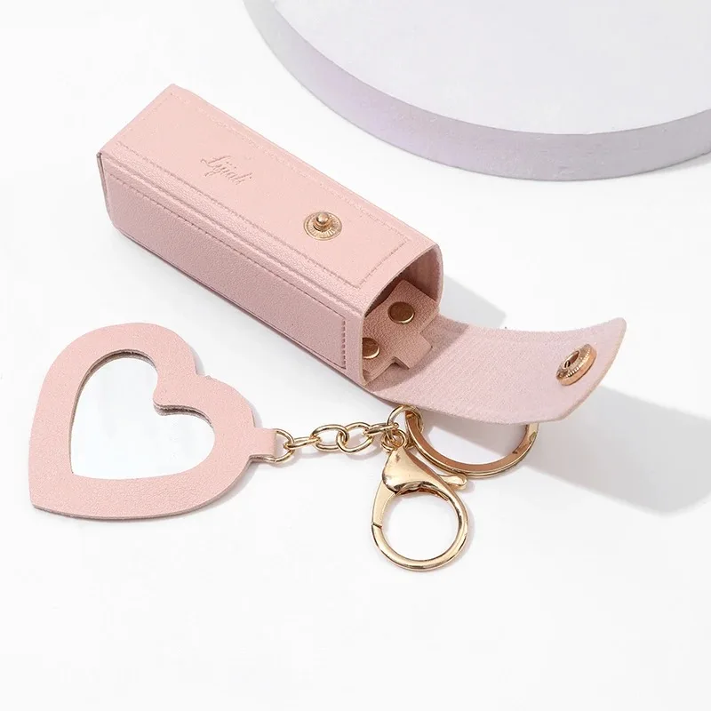 Portable Lipstick Coin Purse Keychain Gift