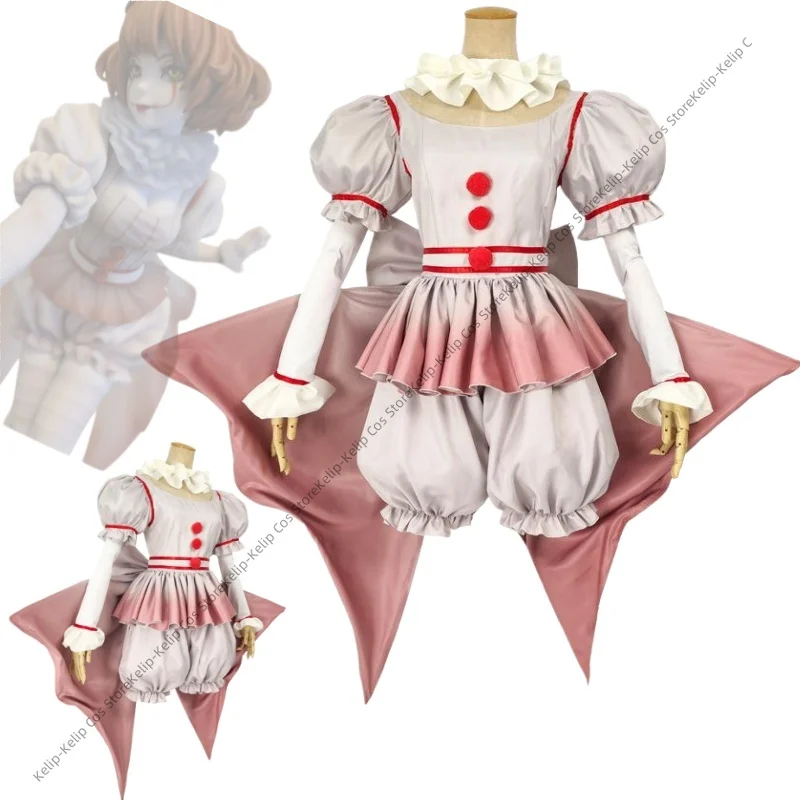 Costumes de cosplay Clown Resurrection pour adultes, costume Pennywis pour Halloween, costume de performance Clown Resurrection