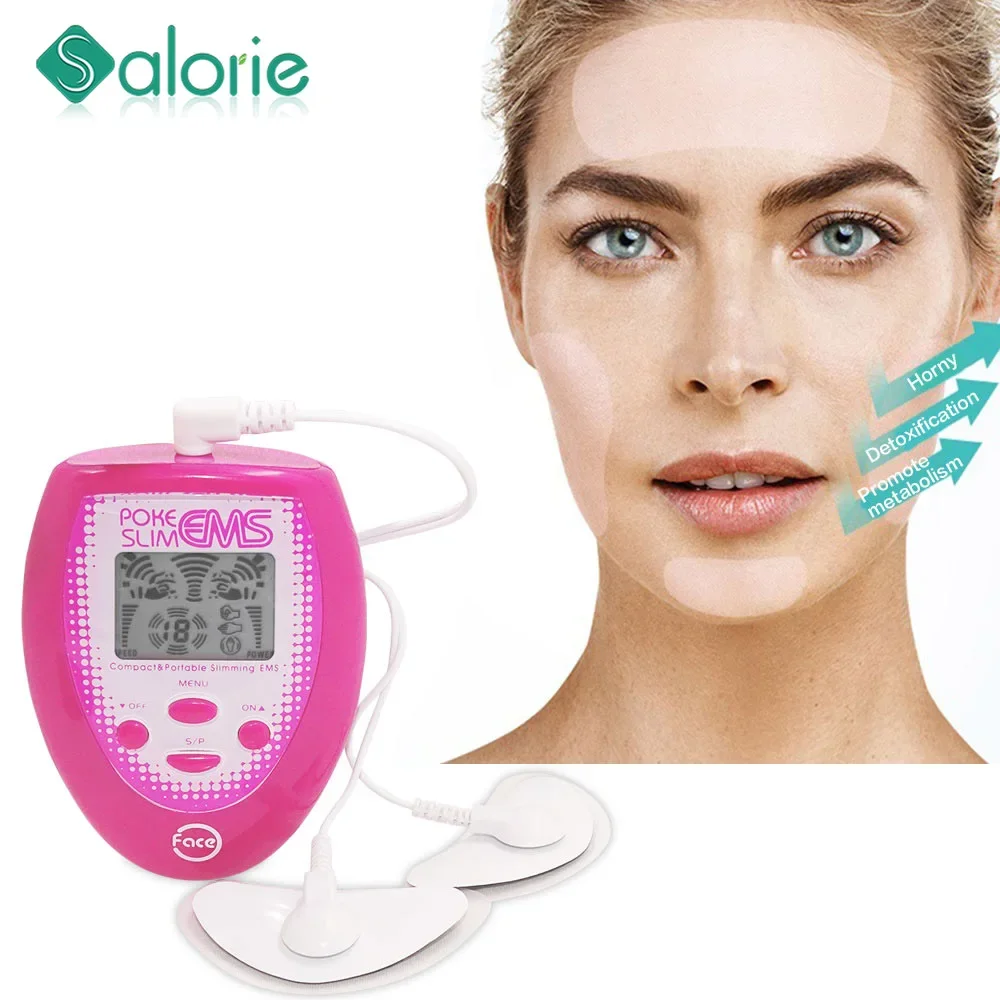 TENS Facial Lifting Massager EMS Jaw Exerciser Face Muscle Slimming Electrode Pads Cheek Stiker for Electronic Pulse Massage