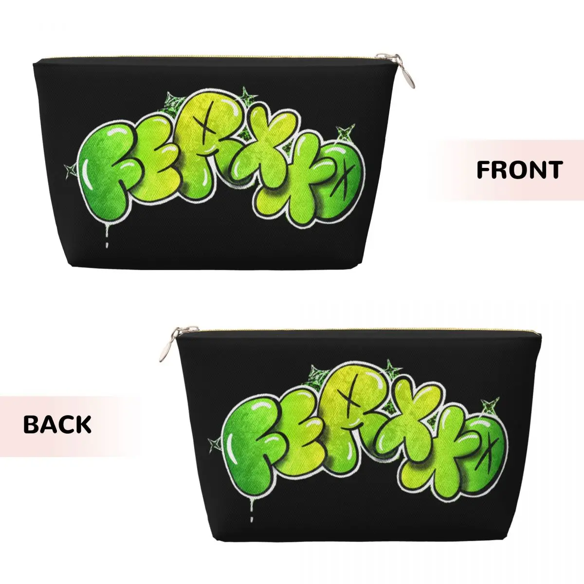 Custom Pop Singer Feid Ferxxo Travel Toiletry Bag Women Cosmetic Makeup Organizer Beauty Storage Dopp Kit