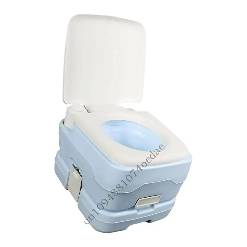 

0XXC Dense Travel Toilet For Boats Campers 10L Capacity Handle Efficient TERM Wash Denial Leakage Permanent PRESENTATION