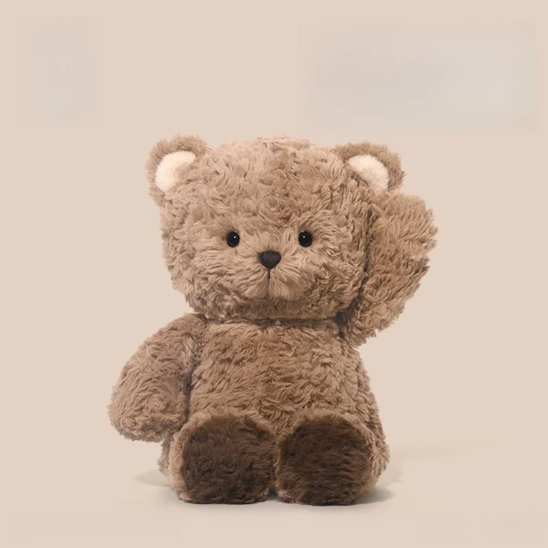 

37 см милый целебный маленький медвежонок плюшевая игрушка шоколадный медведь плюшевая кукла удобная кукла-медведь для объятий подарок на день рождения для мальчика и девочки