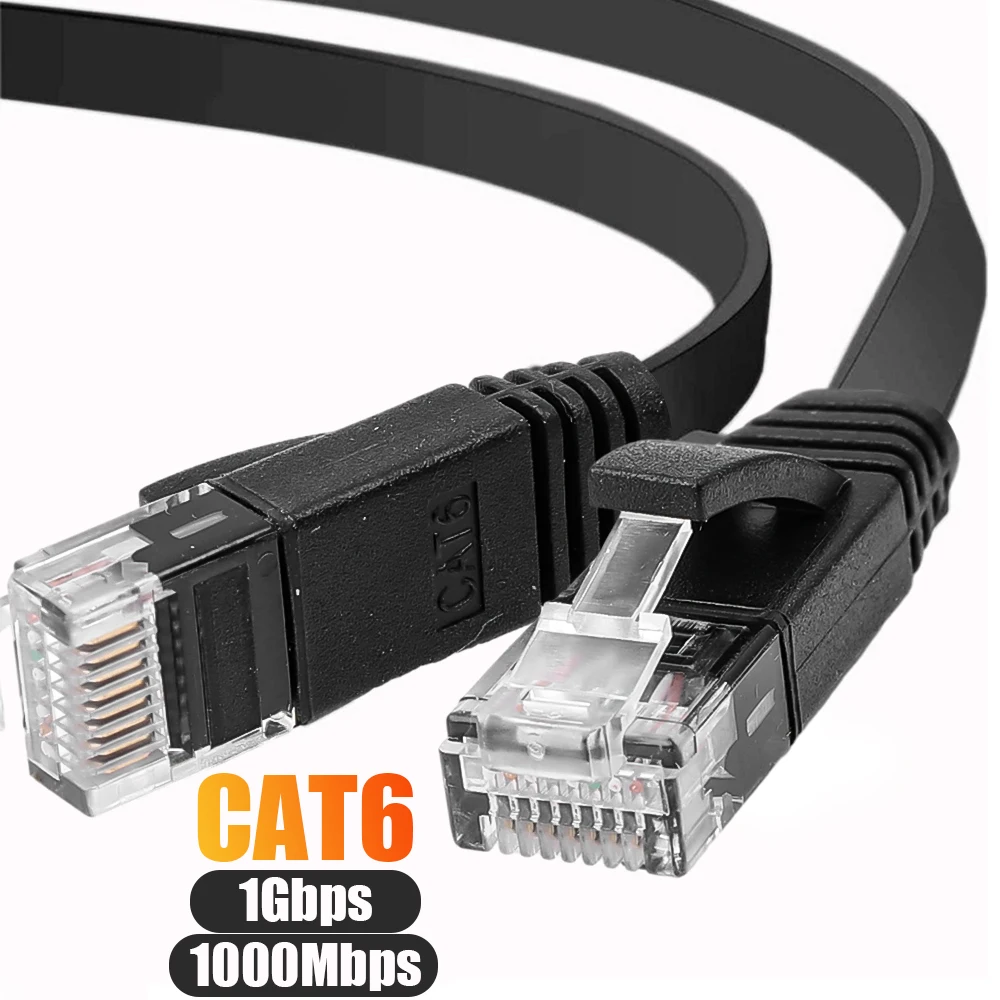 

Неэкранированный Ethernet-кабель Cat6, RJ45 Lan-кабели CAT 6, сетевой патч-корд для ноутбука, маршрутизатора, ПК, Интернет-линия 0,5 м, 1 м, 2 м