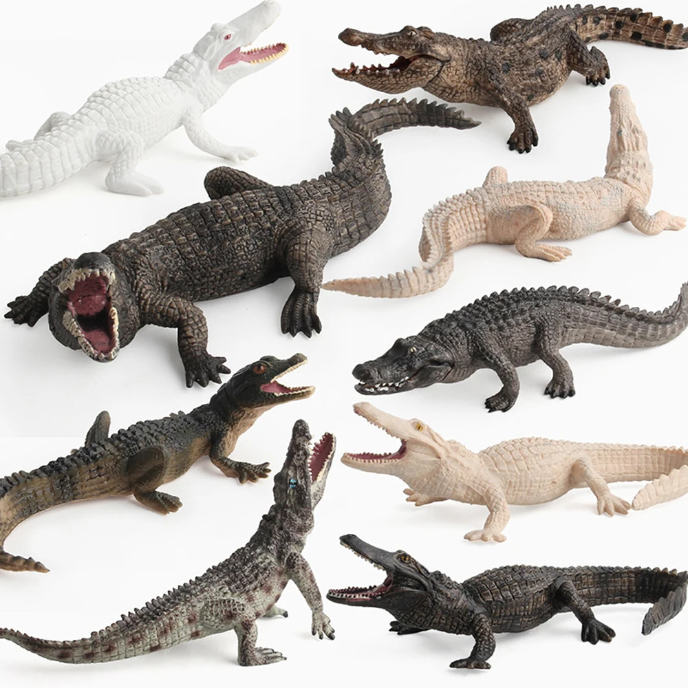 Plastic Wild Life Model Gift Creatures Educational Toys Simulation Animals Toys Crocodile Action Figures Crocodile Model