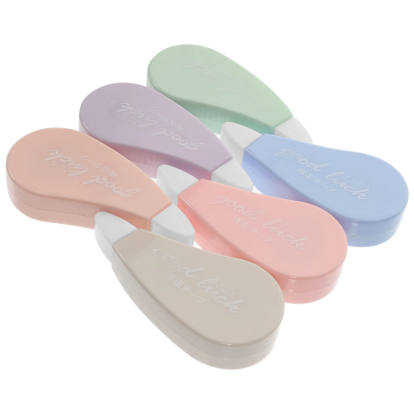 

6Pcs Correction Tape Portable for Students School Office Practical Correcting Tape Adhesive Supplies Aesthetic