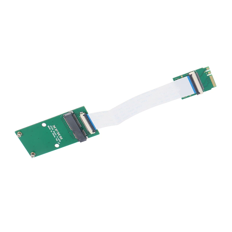 Mini PCIe WiFi Card To A+E E Key M.2 WiFi Network Card Adapter Extension Cable M.2 WiFi Card Extender Converter Adapter Riser