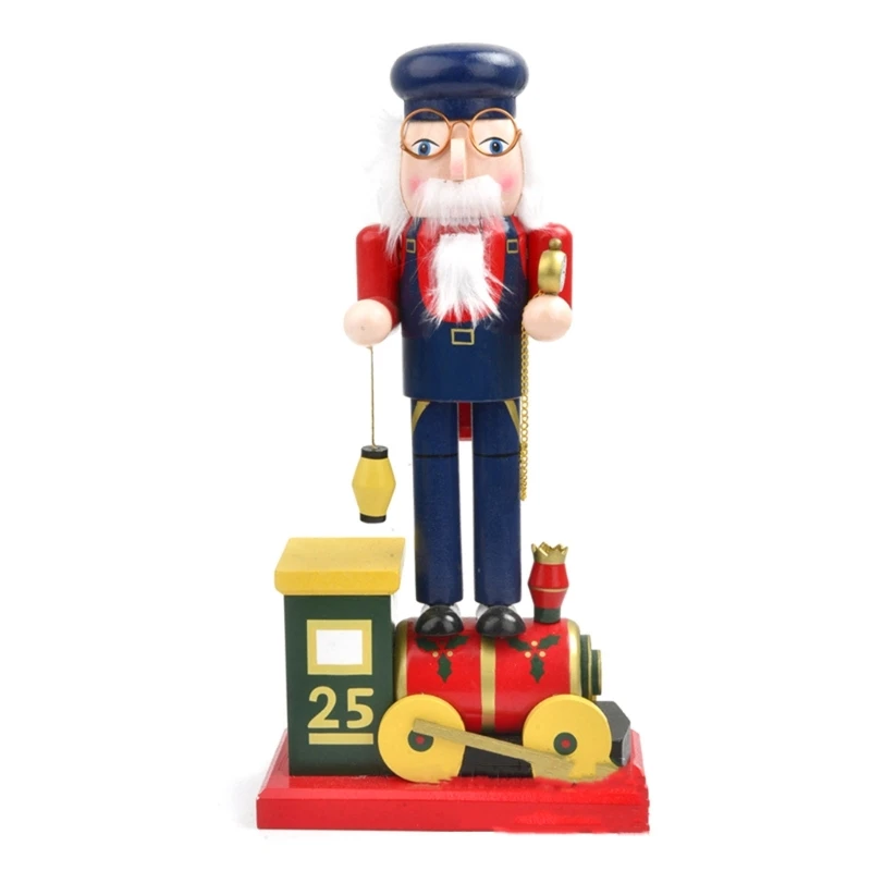 

Train Repairman Nutcrackers Soldier Ornament Crafts Decor Supplies for New Year Birthday Wedding Holiday Drop shipping