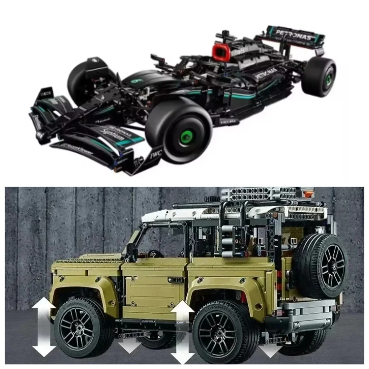 

2573 pieces of popular technology land supercar off-road guardian 42110 car building blocks children's toy gifts