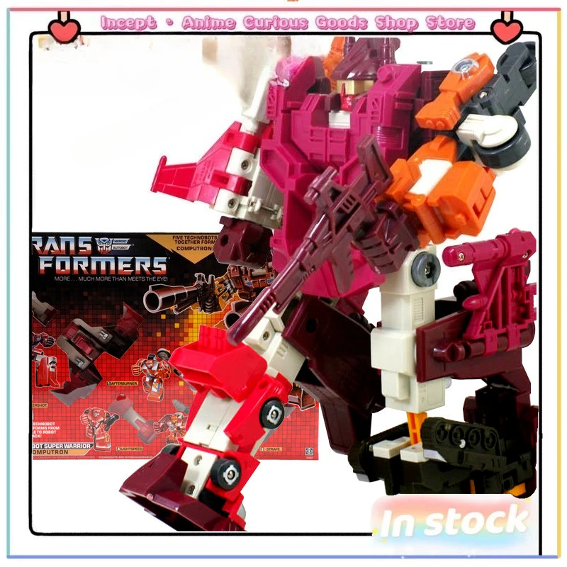 

In Stock Transformation Toys King Kong Autobots Replica G1 Computing King Combination Gift Boxed Toy Model Gift Collectible Gift