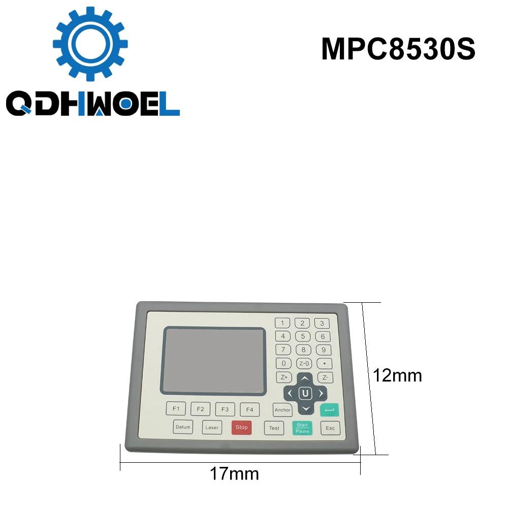 QDHWOEL 레이저 컨트롤러, 레이저 기계 절단 시스템용, 패널 PAD05S, MPC8530S Co2 레이저 컨트롤러 시스템