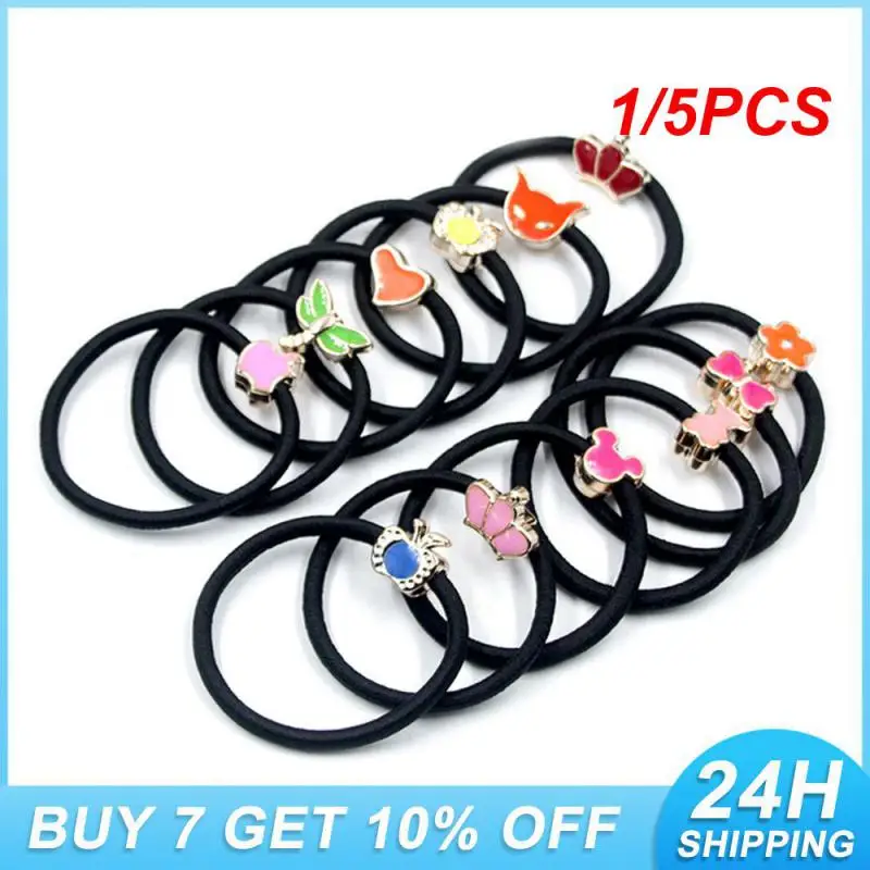 1/5PCS High-quality Durable Hair Band Elastic Band Must-have Practical Women Fashionable Metal Headband Women