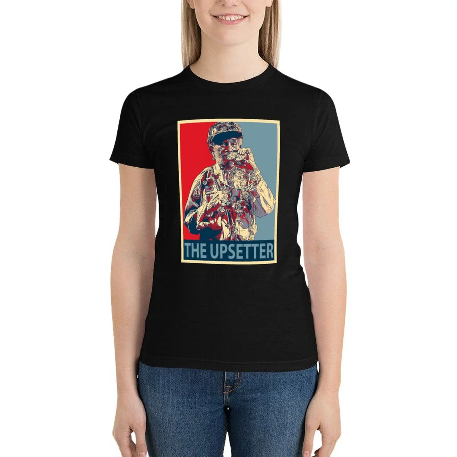 Lee Perry T-Shirt plus size tops shirts graphic tees summer clothes aesthetic clothes Women clothes