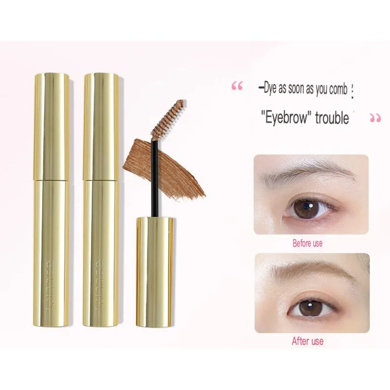GELLA'S Voluminous And Color-holding Eyebrow Dye tworzy naturalną, trwałą i wyrafinowaną kształt brwi z efektem powietrza