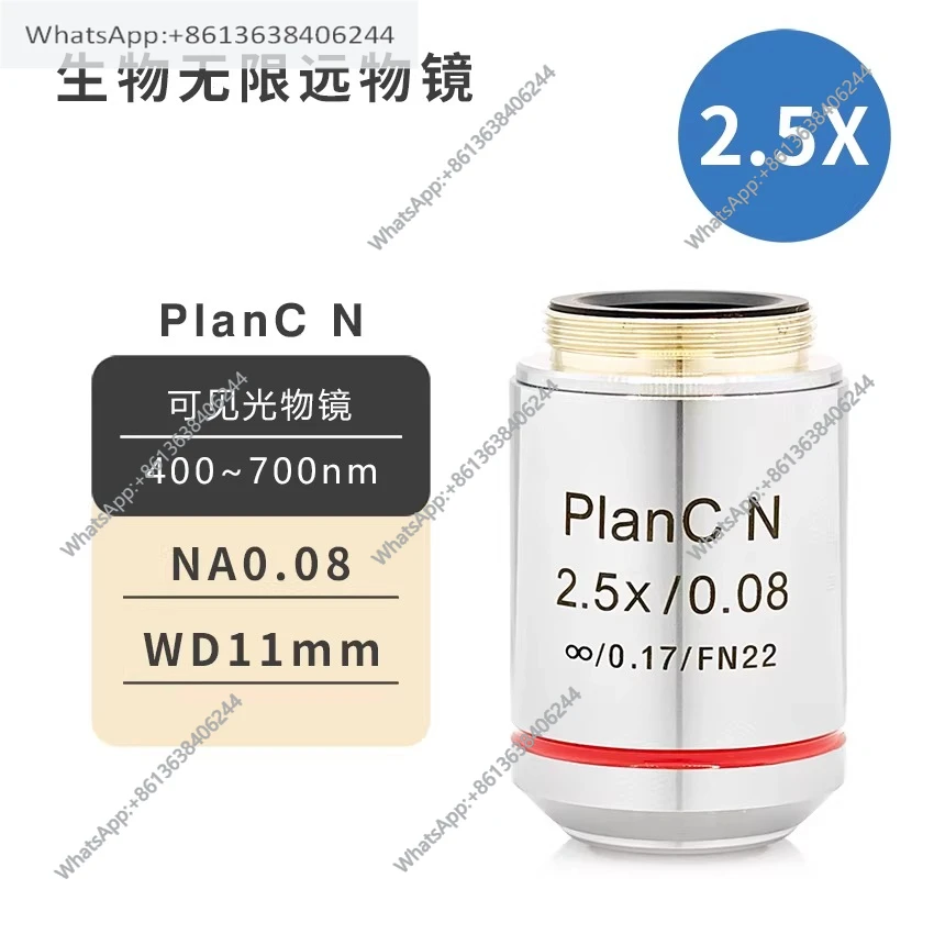 Biological Infinity Flat Field, Objective Lens CX23 PLCN Genuine Guarantee
