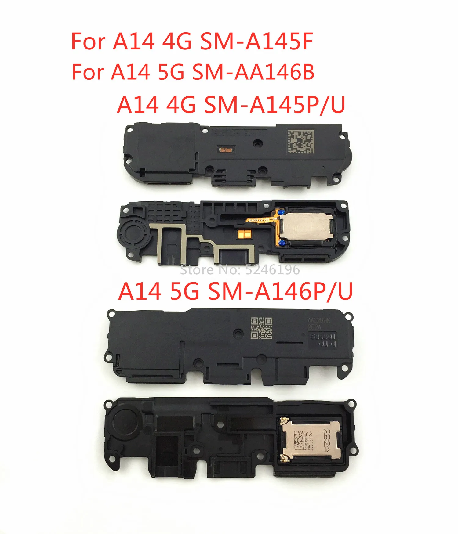 

1 шт. модуль громкоговорителя зуммер звонок для Samsung Galaxy A14 4G SM-A145F/M A14 4G SM-A145P/U A14 5G SM-AA146B A14 5G SM-A146P/U
