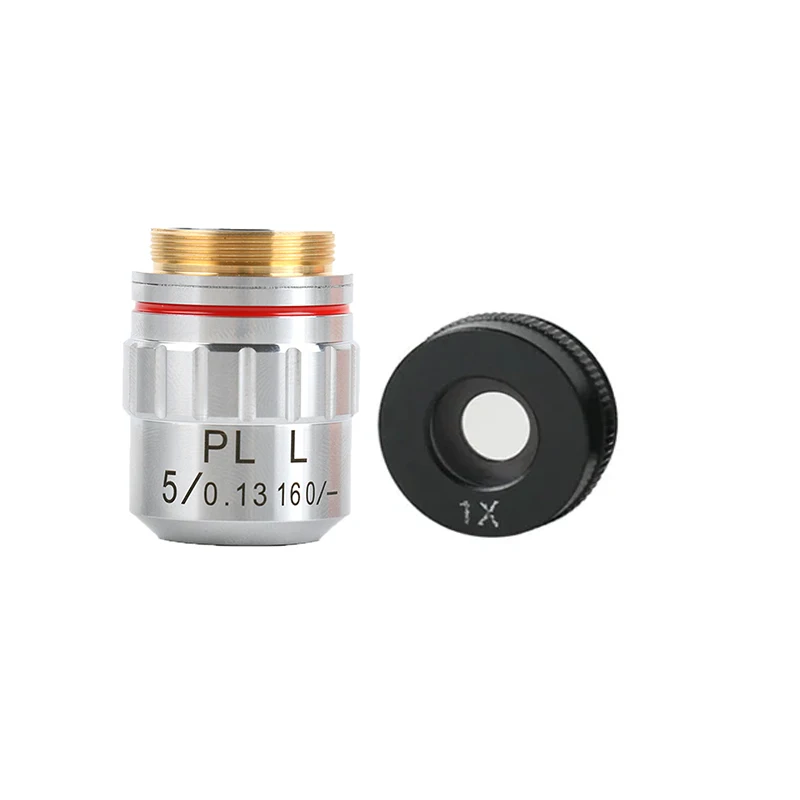 

1X 5X CCD CMOS Coaxial Light Optics Microscope Camera Auxiliary Objective Lens