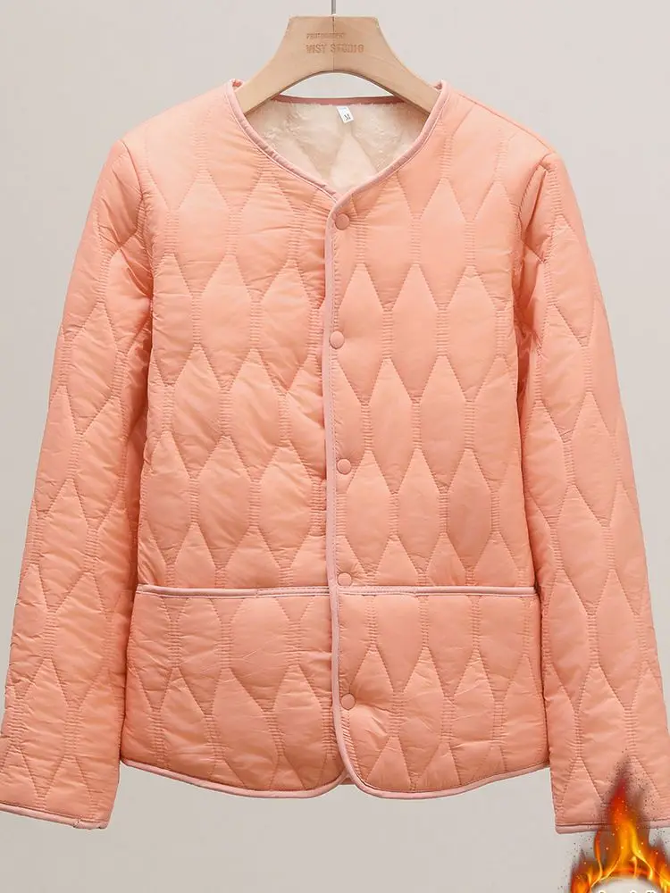 

Slim Fit Lightweight Winter Cotton Jaet Women's Inner Warmth Display Slimming Thermal Cotton Coat Indoor Wear Small Cotton ...