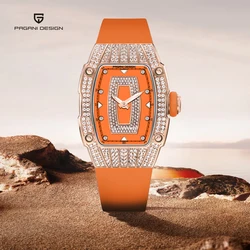 PAGANI DESIGN-reloj de cuarzo para mujer, accesorio de lujo con espejo de zafiro, resistente al agua, novedad de 2023